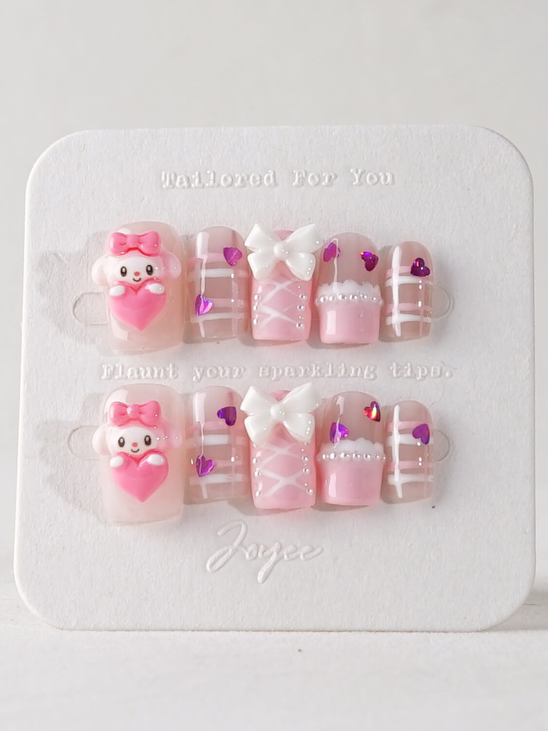 Handmade- Cutest Melody Press On Nail Set