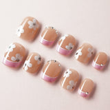 Sakura Fall custom press-on nails — available in multiple shapes and sizes