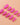 Pink and Red Cat - eye - Joyeenails - CE027 - XS / Short Coffin