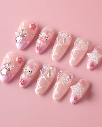 Ballet KT - Rosa Gallia (Co - Creator) 🏆 - Joyeenails - AN050 - XS / Medium Almond
