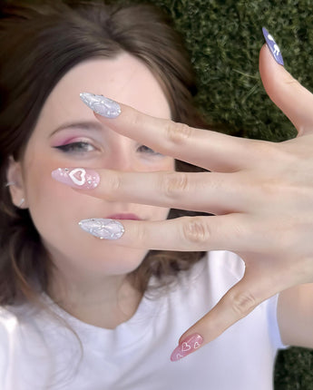 Charming Glam Usagi - Harumuchi (Co - Creator) 🔮 - Joyeenails - CU043 - XS / Medium Almond