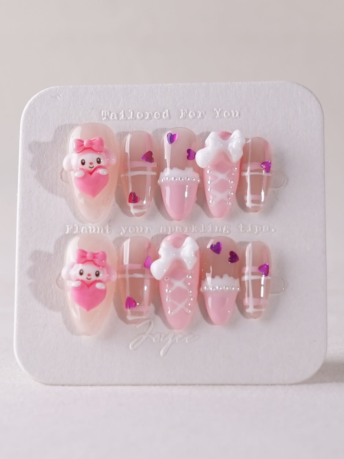 Handmade- Cutest Melody Press On Nail Set