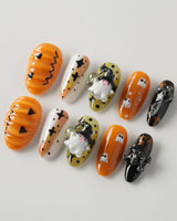 Cute Ghost Bibi - Joyeenails - HW013 - XS / Medium Oval