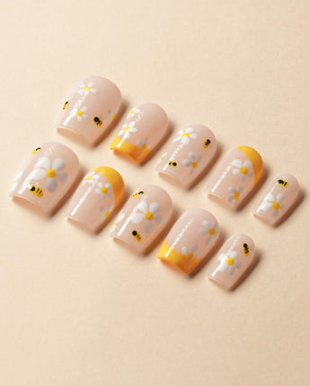 BeeBee Nails custom press-on nails — available in multiple shapes and sizes
