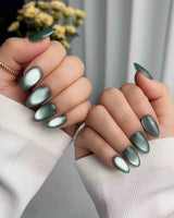 Mint Orb custom press-on nails — available in multiple shapes and sizes