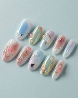 My Backyard custom press-on nails — available in multiple shapes and sizes