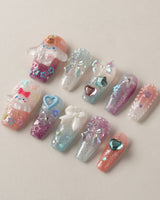 Ice RollrRoll - Joyeenails - AN048 - XS / Medium Coffin