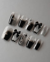 Gorgeous Gown custom press-on nails — available in multiple shapes and sizes