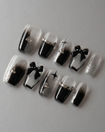 Gorgeous Gown custom press-on nails — available in multiple shapes and sizes