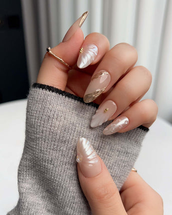 Venus custom press-on nails — available in multiple shapes and sizes