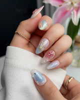 My Backyard custom press-on nails — available in multiple shapes and sizes