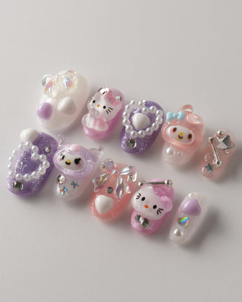 Sugar KK - Joyeenails - AN026 - XS / Short Oval