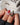 Little Red Riding Hood Short Almond with multicolored cute 3d handmade press-on nails - image 1