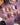 Halloween ghost and pumpkin nails in orange and purple