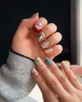 Fairytale at Fingertips nail art close-up showing Fairytale cartoon nails details