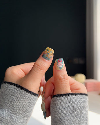 Monet & Les nymphéas custom press-on nails — available in multiple shapes and sizes