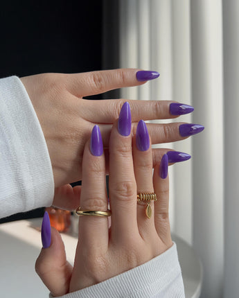 Joyee 90s Vintage Purple Press on | Pro Gel Nails - Joyeenails - PGN0020 - Default Title
