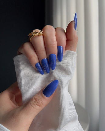 Joyee 90s Vintage Blue Press on | Pro Gel Nails - Joyeenails - PGN0019 - Default Title