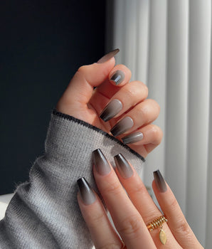 Joyee Black Ombre Press on | Pro Gel Nails - Joyeenails - PGN0013 - Default Title