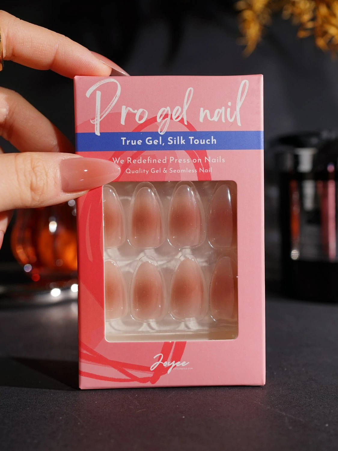 Joyee-Pro-Gel-Press-on-nails-Blush-Peach