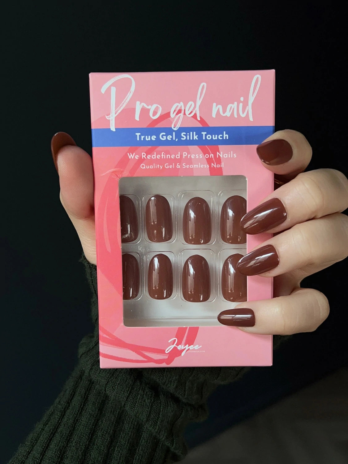 Joyee Rich Chocolate Press on | Pro Gel Nails