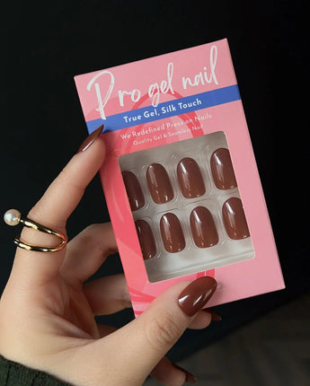 Joyee Rich Chocolate Press on | Pro Gel Nails - Joyeenails - PGN0001 - Default Title