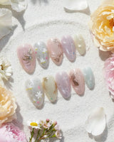 Koi Dream press-on nails — Shimmering Mermaid Pearl, Metallic
