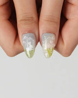 Spring Whisper nails — Fresh Picture-book Style, Hand-painted by Joyee Nails