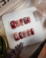 Your Gift nails — Classic Red & White by Joyee Nails