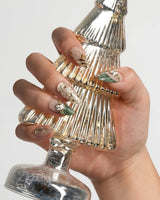 Countdown press-on nails — Vintage Dark Green &