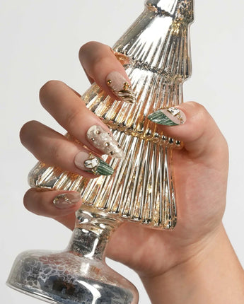 Countdown press-on nails — Vintage Dark Green &