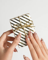 Neon Nights press-on nails — Icy Nude Pink &