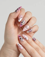 Boo Barbie press-on nails — Pink White Halloween, Ghost Pumpkin Mummy. handmade nail art by Joyee Nails