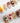 Autumn press-on nails with hedgehog and mushroom design