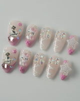 Ballet KT - Rosa Gallia (Co - Creator) 🏆 - Joyeenails - AN050 - XS / Short Almond