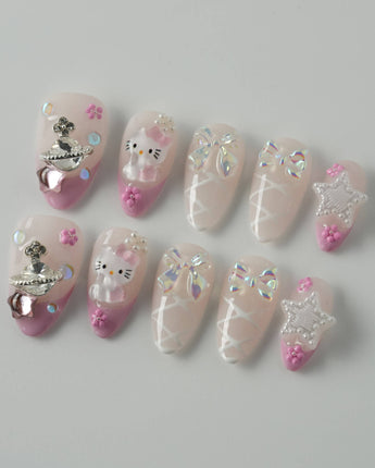 Ballet KT - Rosa Gallia (Co - Creator) 🏆 - Joyeenails - AN050 - XS / Short Almond
