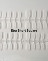 Blank Clear Nail Sizing kit - Joyeenails - NT005 - Extra Short Square