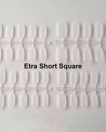 Blank Clear Nail Sizing kit - Joyeenails - NT005 - Extra Short Square