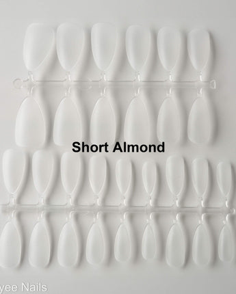 Blank Clear Nail Sizing kit - Joyeenails - NT006 - Short Almond