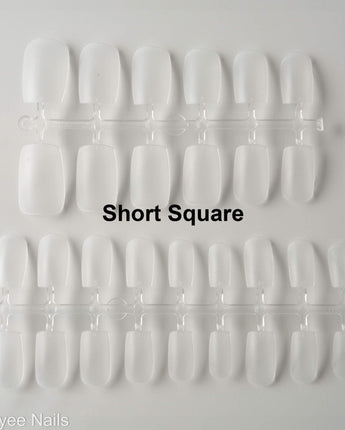 Blank Clear Nail Sizing kit - Joyeenails - NT008 - Short Square