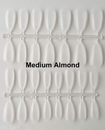 Blank Clear Nail Sizing kit - Joyeenails - NT011 - Medium Almond