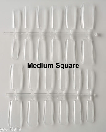 Blank Clear Nail Sizing kit - Joyeenails - NT014 - Medium Square