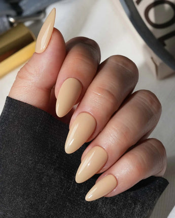 Brown Press On Nails – Handmade Nude to Chocolate – Matte or Glossy – 6 Shades Sand press on nails, handmade custom nails by Joyeenails