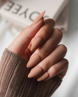 Brown Press On Nails – Handmade Nude to Chocolate – Matte or Glossy – 6 Shades Caramel press on nails, handmade custom nails by Joyeenails
