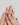 Nude mauve shimmer press-on nails with gold scrollwork