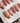 Cherry blossom press-on nails with gold leaf accents	