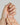 Chic nude nails with glitter French tips