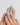 Chrome Nails - Sky Blue press-on nails in short almond shape — sky blue solid nails