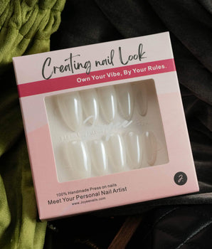 Clean Pearl - Joyeenails - CH001 - XS / Medium Almond