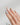 Metallic chrome texture summer nails